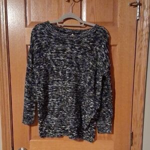 Love By Design Black and White Knit Sweater